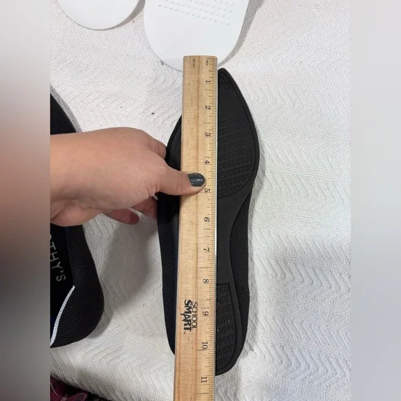 Rothy's Black Flats with Blue Highlights - Picture 5 of 5